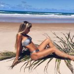 compañia de sol bikinis bando plateada primavera verano 2018