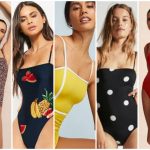 mallas enterizas escotes rectos moda en trajes de baño verano 2019