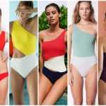 mallas recorte irregular un solo hombro moda en trajes de baño verano 2019