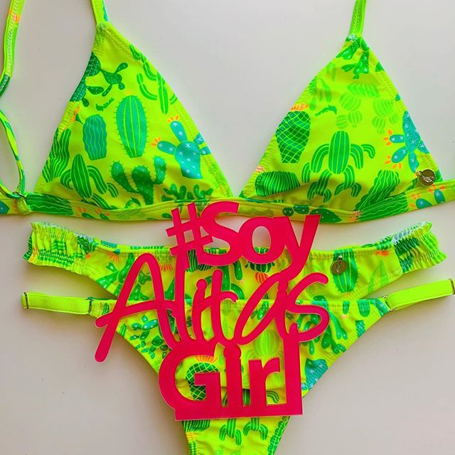 bikini color neon verano 2020 Alitas