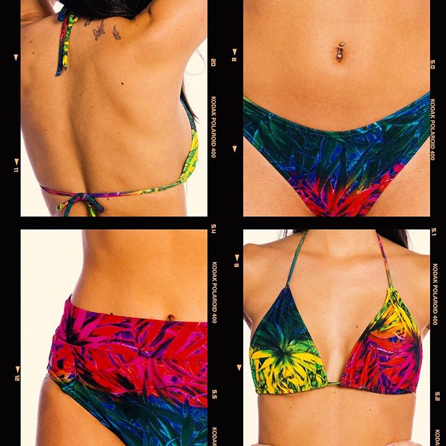 bikini estampa tropical multicolor Chantilly verano 2021