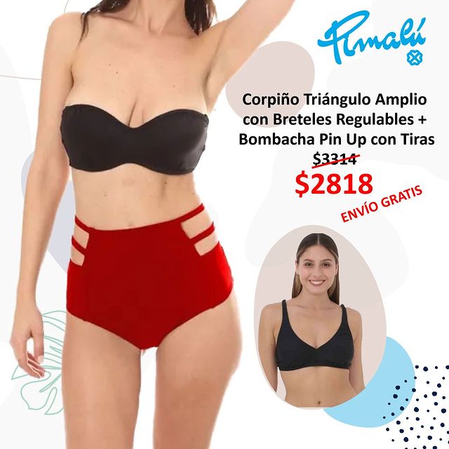 bikini tiro alto traje de bano para senoras verano 2022 Pimalu
