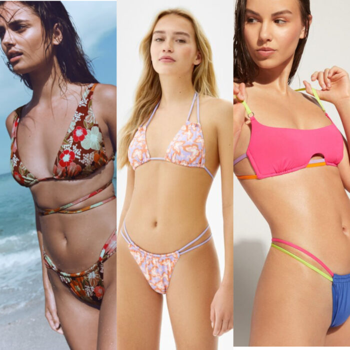 bikinis tiras finas moda trajes de bano verano 2023 Argentina