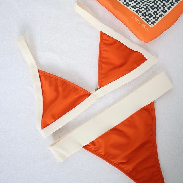 bikini naranja verano 2023 Compania del Sol